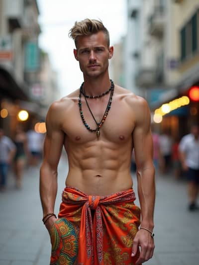 Professional street style AI photo 12 - High quality artificial intelligence photography