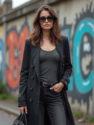 AI photography example 29 - street style photos generated by artificial intelligence