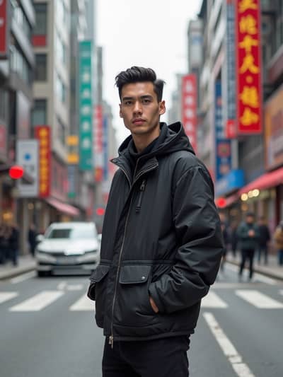AI generated street style photo example 31 - Professional street style photography by PhotoForge