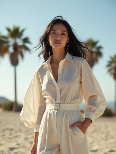 Professional street style AI photo 37 - High quality artificial intelligence photography