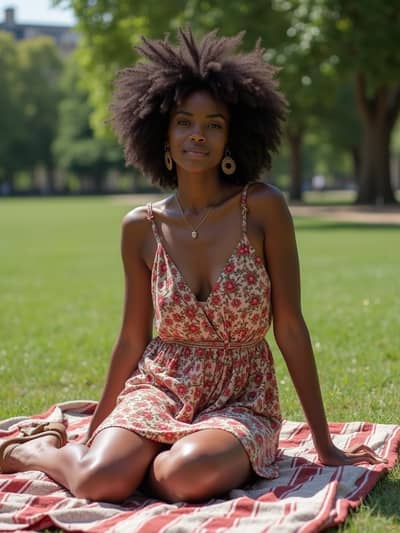 AI photography example 19 - summer in paris photos generated by artificial intelligence