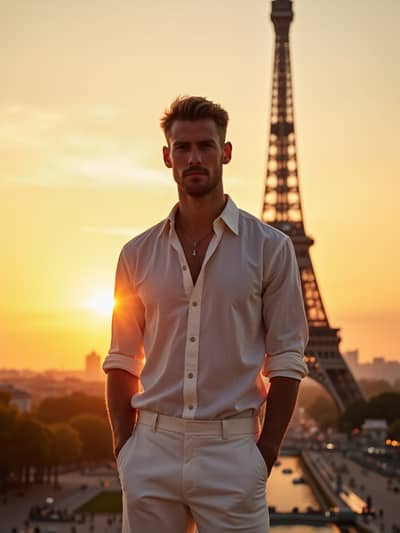 PhotoForge AI summer in paris photo sample 25 - Studio quality AI generated photography