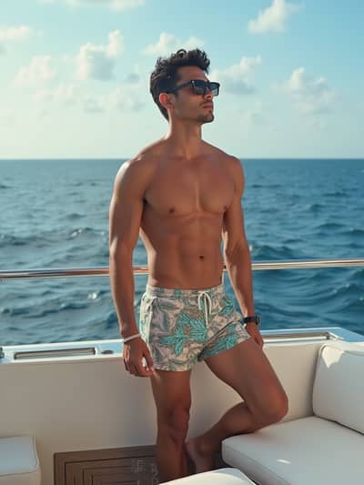 AI generated swimsuit photo example 1 - Professional swimsuit photography by PhotoForge
