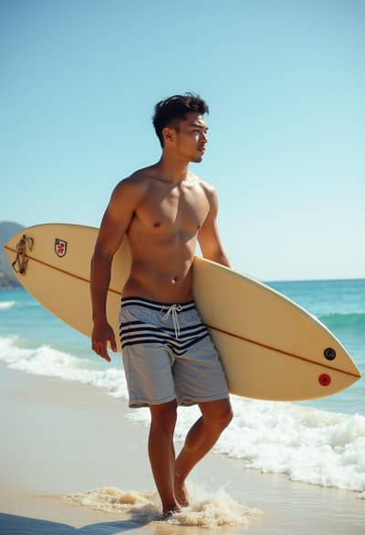 Professional swimsuit AI photo 12 - High quality artificial intelligence photography