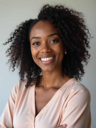 AI photography example 4 - psychologist headshots photos generated by artificial intelligence