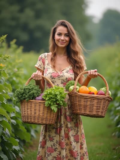 Professional tradwife aesthetic AI photo 22 - High quality artificial intelligence photography