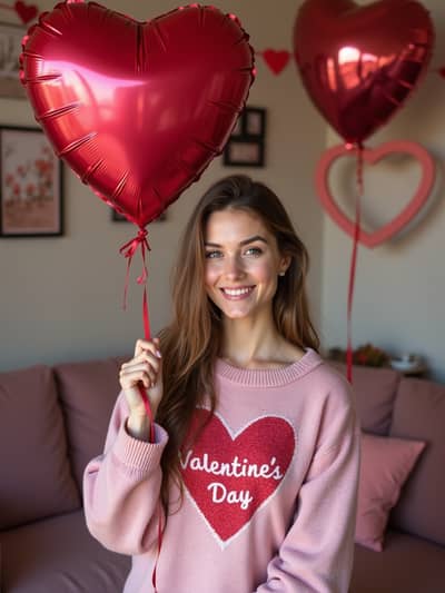 AI photography example 14 - valentines day photos generated by artificial intelligence