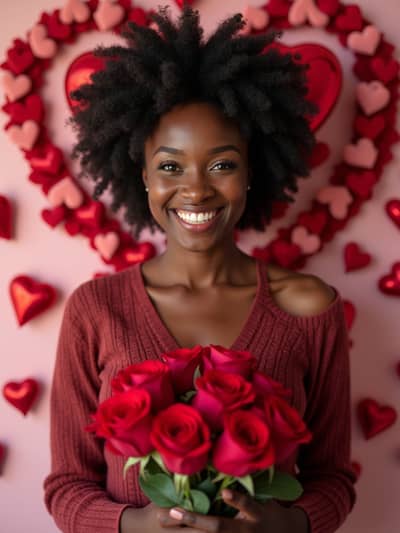 AI photography example 19 - valentines day photos generated by artificial intelligence