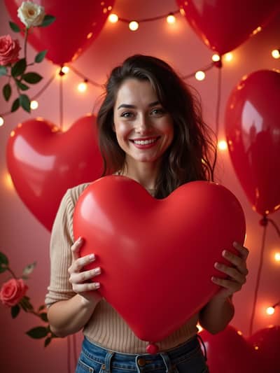 AI photography example 24 - valentines day photos generated by artificial intelligence