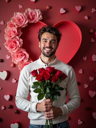 Professional valentines day AI photo 27 - High quality artificial intelligence photography