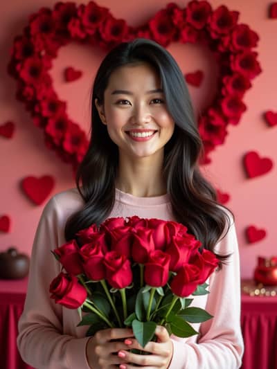 Valentines Day style photo 48 created with AI technology - PhotoForge professional photography