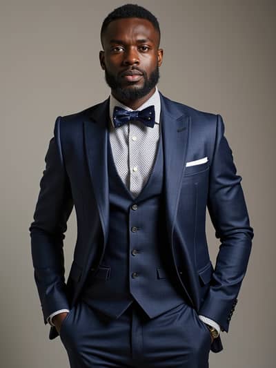 AI photography example 9 - virtual suits photos generated by artificial intelligence