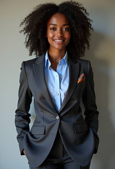 AI photography example 39 - virtual suits photos generated by artificial intelligence