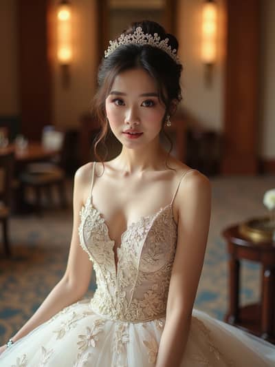 Professional wedding photos AI photo 12 - High quality artificial intelligence photography