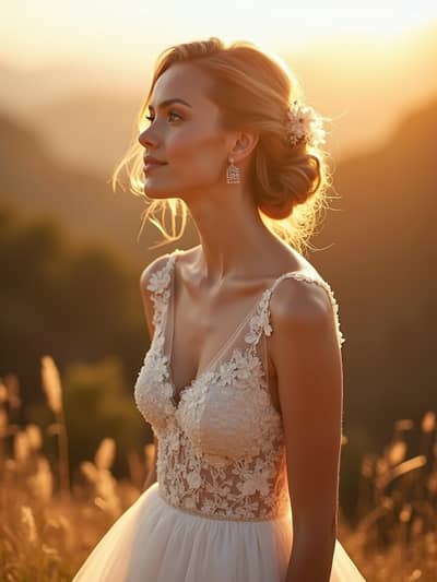 AI photography example 29 - wedding photos photos generated by artificial intelligence